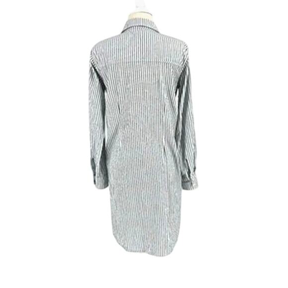 Roller Rabbit Dress Shirt Button Down Stripe Small Blue White - Picture 2 of 8